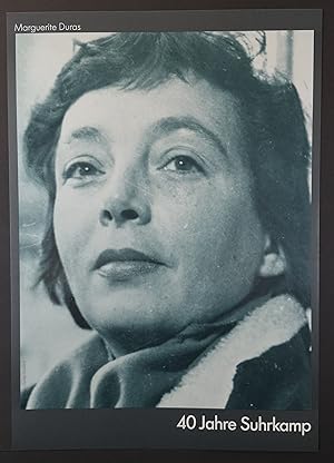 Bild des Verkufers fr Portrait Druck Foto Poster. Marguerite Duras 1959. zum Verkauf von ANTIQUARIAT Franke BRUDDENBOOKS
