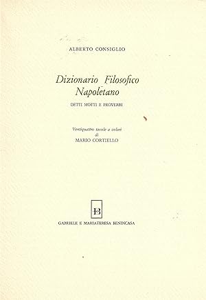 Dizionario Filosofico Napoletano - detti motti e proverbi