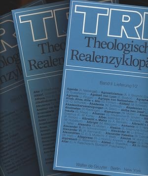 Bild des Verkufers fr [ 3 Einzellieferungen ( komplett ) in Originalverlagsumschlag ] Theologische Realenzyklopdie (TRE), Band 2. Agende - Anselm von Canterbury. zum Verkauf von Fundus-Online GbR Borkert Schwarz Zerfa