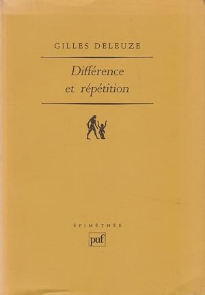 Imagen del vendedor de Difference et repetition. a la venta por Fundus-Online GbR Borkert Schwarz Zerfa