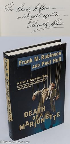 Seller image for Death of a Marionette: a novel of espionage today [inscribed & signed] for sale by Bolerium Books Inc.