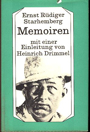 Memoiren. Mit einer Einl. von Heinrich Drimmel