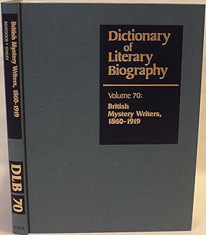 Seller image for DLB 70: British Mystery Writers, 1860-1919 (Dictionary of Literary Biography, Volume 70) for sale by MLC Books