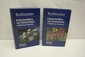 Exkursionsflora von Deutschland - Gefäßpflanzen : Grundband (Band 2) + Atlasband (Band 3) Unter M...
