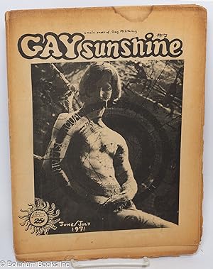 Image du vendeur pour Gay Sunshine; a paper of gay militancy, #7; Gays in Prison mis en vente par Bolerium Books Inc.