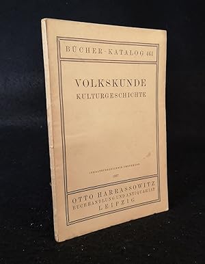 Image du vendeur pour Volkskunde. Kulturgeschichte. mis en vente par ANTIQUARIAT Franke BRUDDENBOOKS