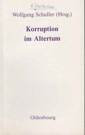 Korruption im ostgotischen Italien. [Aus: Wolfgang Schuller (Hg.): Korruption im Altertum].