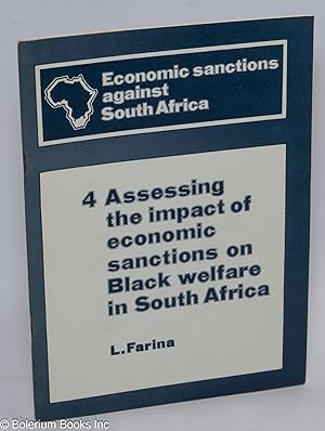 4. Assessing the impact of economic sanctions on Black welfare in South Africa