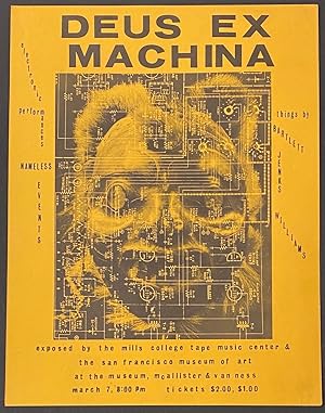 Deus ex machina. Electronic performances, Nameless events. Things by Bartlett, Jenks, Williams [p...