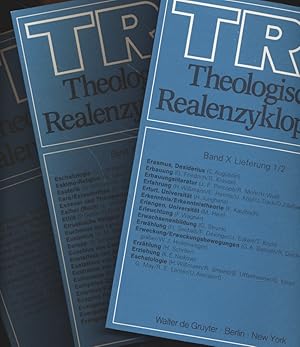 Bild des Verkufers fr [ 3 Einzellieferungen ( komplett ) in Originalverlagsumschlag ] Theologische Realenzyklopdie (TRE), Band 10. Erasmus - Fakultten, Theologische. zum Verkauf von Fundus-Online GbR Borkert Schwarz Zerfa