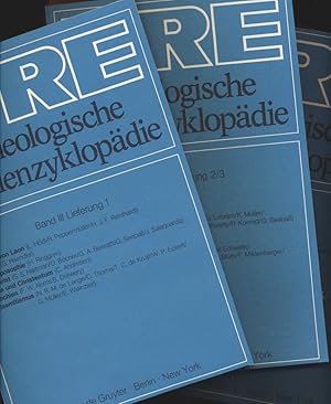 Bild des Verkufers fr [ 3 Einzellieferungen ( komplett ) in Originalverlagsumschlag ] Theologische Realenzyklopdie (TRE), Band 3. Anselm von Laon - Aristoteles/Aristotelismus. zum Verkauf von Fundus-Online GbR Borkert Schwarz Zerfa