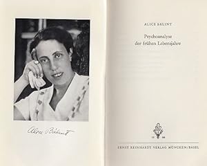 Seller image for (Gebundene Ausgabe) Psychoanalyse der frhen Lebensjahre. 1. dt. Aufl. for sale by Fundus-Online GbR Borkert Schwarz Zerfa