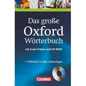 Bild des Verkufers fr Das grosse Oxford Woerterbuch. Inkl. CD-ROM zum Verkauf von ISIA Media Verlag UG | Bukinist
