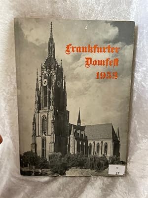 Imagen del vendedor de Frankfurter Domfest 1953 a la venta por Antiquariat Jochen Mohr -Books and Mohr-