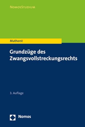 Bild des Verkufers fr Grundzge des Zwangsvollstreckungsrechts (NomosStudium) zum Verkauf von Studibuch