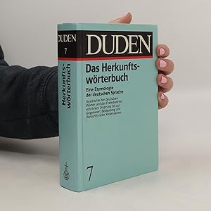 Bild des Verkufers fr Duden. Band 7, Etymologie : Herkunftswrterbuch der deutschen Sprache zum Verkauf von Bookbot