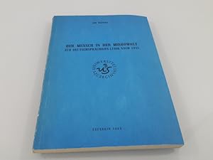 Seller image for Der Mensch in der Mikrowelt zur deutschsprachiger Lyrik nach 1945 for sale by SIGA eG