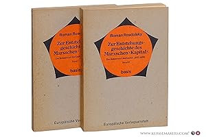 Seller image for Zur Entstehungsgeschichte des Marxschen 'Kapital' Der Rohentwurf des Kapital 1857-1858. 2. unvernderte Auflage [ 2 volumes ]. for sale by Emile Kerssemakers ILAB