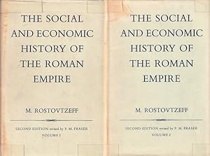 Imagen del vendedor de The Social and Economic History of Roman Empire: Second Edition Volume 1 & 2 a la venta por Goulds Book Arcade, Sydney