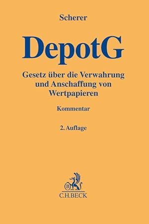 Seller image for Depotgesetz/DepotG for sale by moluna