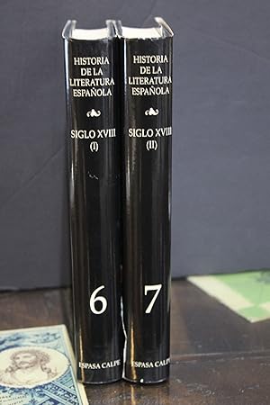 Historia de la literatura española. Siglo XVIII. (I y II).- Dos tomos.- García de la Concha, Víctor.