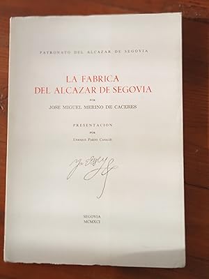 Immagine del venditore per LA FBRICA DEL ALCZAR DE SEGOVIA venduto da Itziar Arranz Libros & Dribaslibros