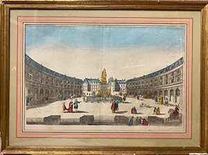 Seller image for Vue de la Place des Victoires. for sale by Librairie Historique F. Teissdre