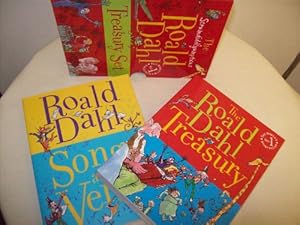 Seller image for THE SCRUMDIDDLYUMPTIOUS ROALD DAHL TREASURY SET for sale by WeBuyBooks
