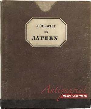 "Schlacht bei Aspern" (handschriftlicher Titel a.d. Schuber und handschriftliches Titelschildchen...