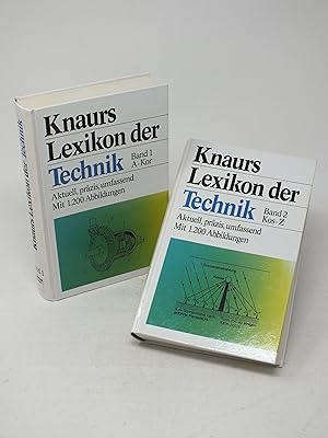 Bild des Verkufers fr Knaurs Lexikon der Technik, Band 1 und 2 zus. zum Verkauf von Antiquariat Hans Wger