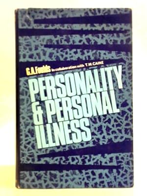 Bild des Verkufers fr Personality and Personal Illness zum Verkauf von World of Rare Books