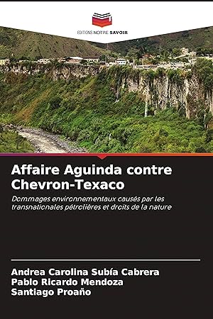 Imagen del vendedor de Affaire Aguinda contre Chevron-Texaco a la venta por moluna