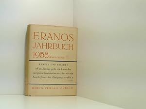 Imagen del vendedor de Mensch und Frieden. Eranos-Jahrbuch 1958, Band XXVII. a la venta por Book Broker