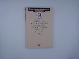 Seller image for Quellen zur Alltagsgeschichte im Frh- und Hochmittelalter II for sale by Buchschloss