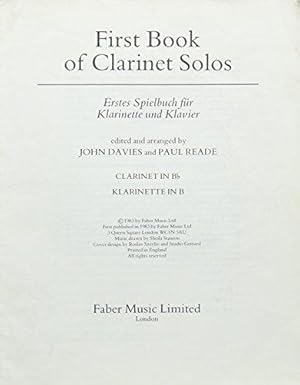 Immagine del venditore per First Book of Clarinet Solos venduto da WeBuyBooks