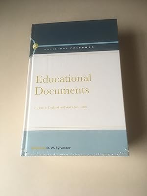 Bild des Verkufers fr Educational Documents. Complete in 2 hardback volumes, still sealed in the publisher's original protective cellophane wrapping. zum Verkauf von T S Hill Books