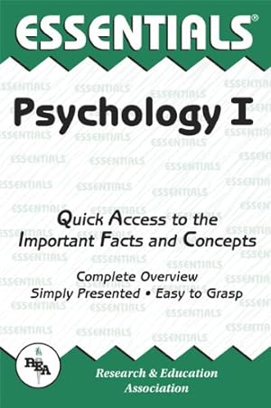 Immagine del venditore per Psychology I Essentials (Essentials Study Guides) [Soft Cover ] venduto da booksXpress