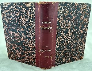 Immagine del venditore per L'ITALIA ECONOMICA ANNUARIO STATISTICO ECONOMICO DELL'INDUSTRIA, DEL COMMERCIO DELLA FINANZA DEL LAVORO ANNO I 1907 B, venduto da Sephora Libri