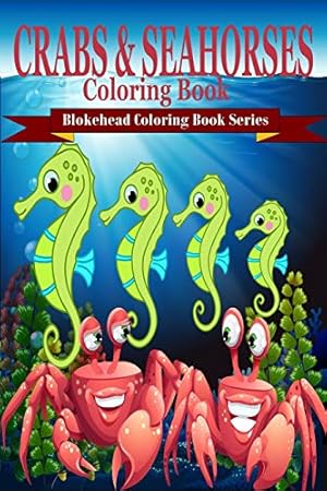 Seller image for Crabs and Seahorses Coloring Book [Soft Cover ] for sale by booksXpress