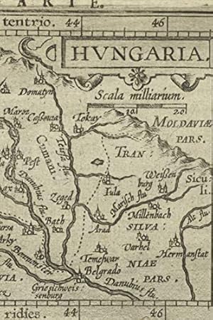 Seller image for 1603 Map of Hungaria - A Poetose Notebook / Journal / Diary (50 pages/25 sheets) (Latin Edition) [Soft Cover ] for sale by booksXpress