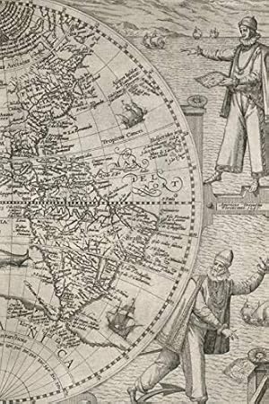 Image du vendeur pour 1596 Map of the Western Hemisphere: A Poetose Notebook / Journal / Diary (50 pages/25 sheets) (Poetose Notebooks) [Soft Cover ] mis en vente par booksXpress