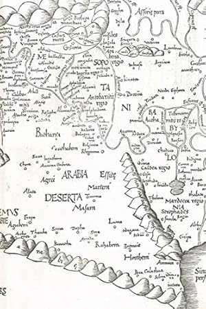 Image du vendeur pour 1525 Map of Palestine, Mesopotamia, and Babylonia in Present Day Middle East: A Poetose Notebook / Journal / Diary (50 pages/25 sheets) (Poetose Notebooks) [Soft Cover ] mis en vente par booksXpress