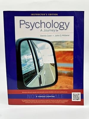 Seller image for Psychology A Journey for sale by Dean Family Enterprise