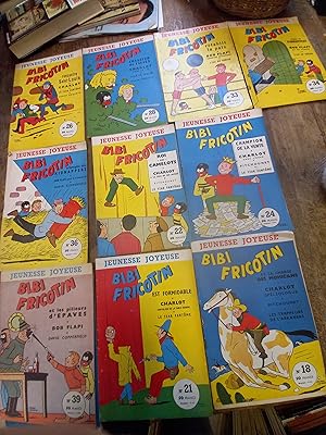 Image du vendeur pour Lot de 10 Bibi Fricotin n 39, 27, 36, 26, 33, 28, 21, 24, 34, 18 jeunesse joyeuses mis en vente par Des livres et vous