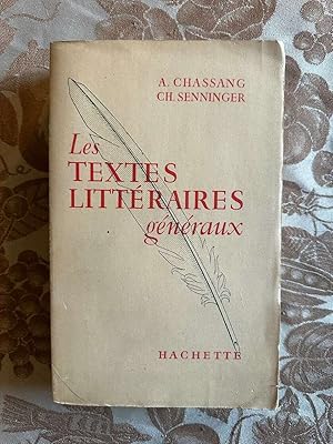 Image du vendeur pour Les textes litteraires - generaux mis en vente par Dmons et Merveilles