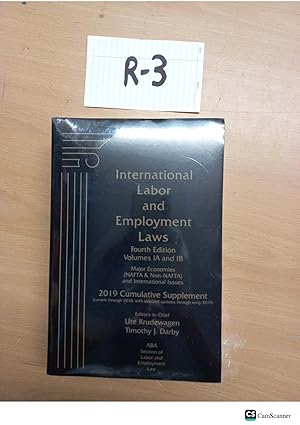 Immagine del venditore per International Labor And Employment Laws 4th Ed Vol 1A And 1B 2019 Cumulative Supplement By Darby venduto da UK LAW BOOK SELLERS LTD