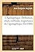 Seller image for L'Apologétique. Définition, Objet, Méthode, Importance de l'Apologétique (Religion) (French Edition) [FRENCH LANGUAGE - Soft Cover ] for sale by booksXpress