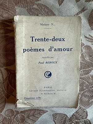 Seller image for Trente-deux pomes d'amour for sale by Dmons et Merveilles