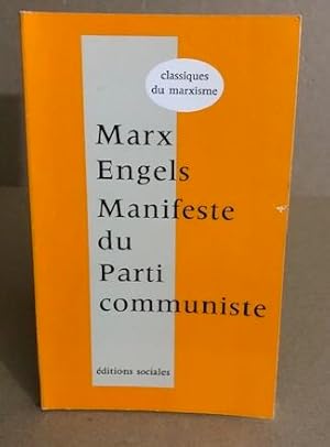 Seller image for Manifeste du parti communiste et prefaces du "manifeste" for sale by librairie philippe arnaiz