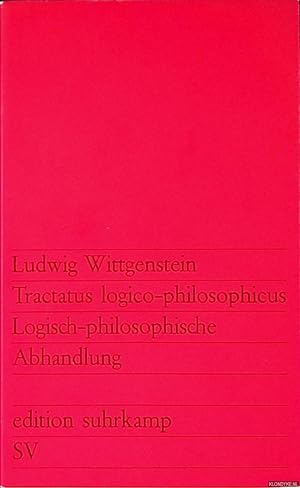 Bild des Verkufers fr Tractatus logico-philosophicus; Logisch-philosophische Abhandlung zum Verkauf von Klondyke